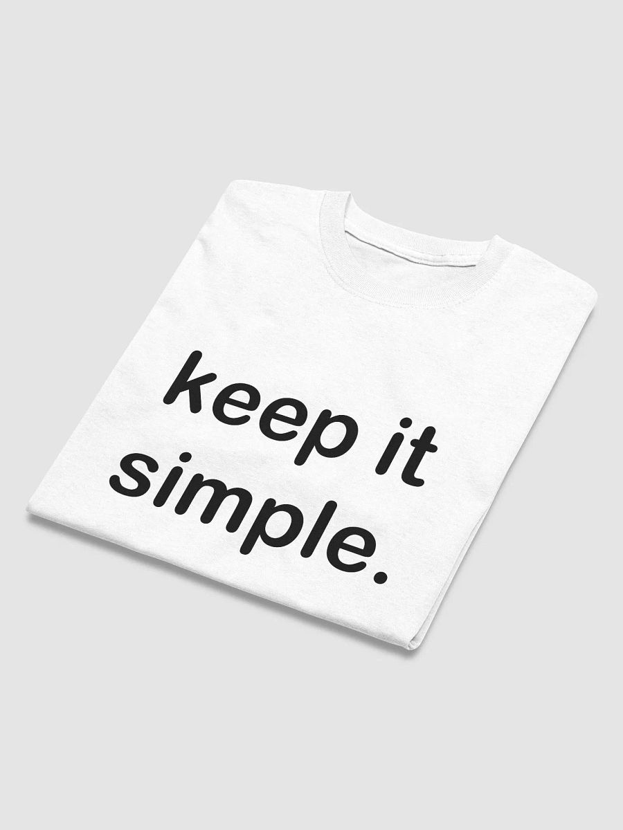 keep it simple. - Heavyweight T-Shirt product image (3)