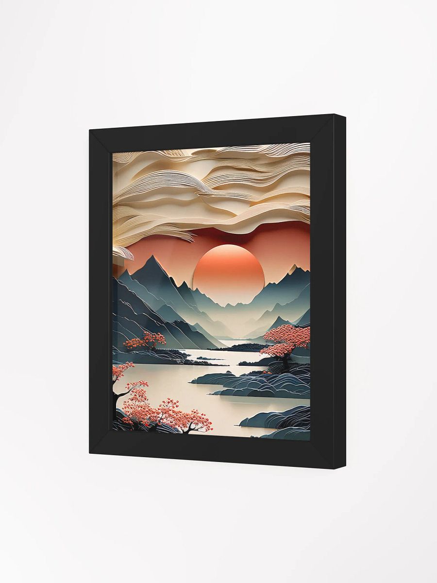Japandi Art Sunset - Wall Art - Framed product image (21)