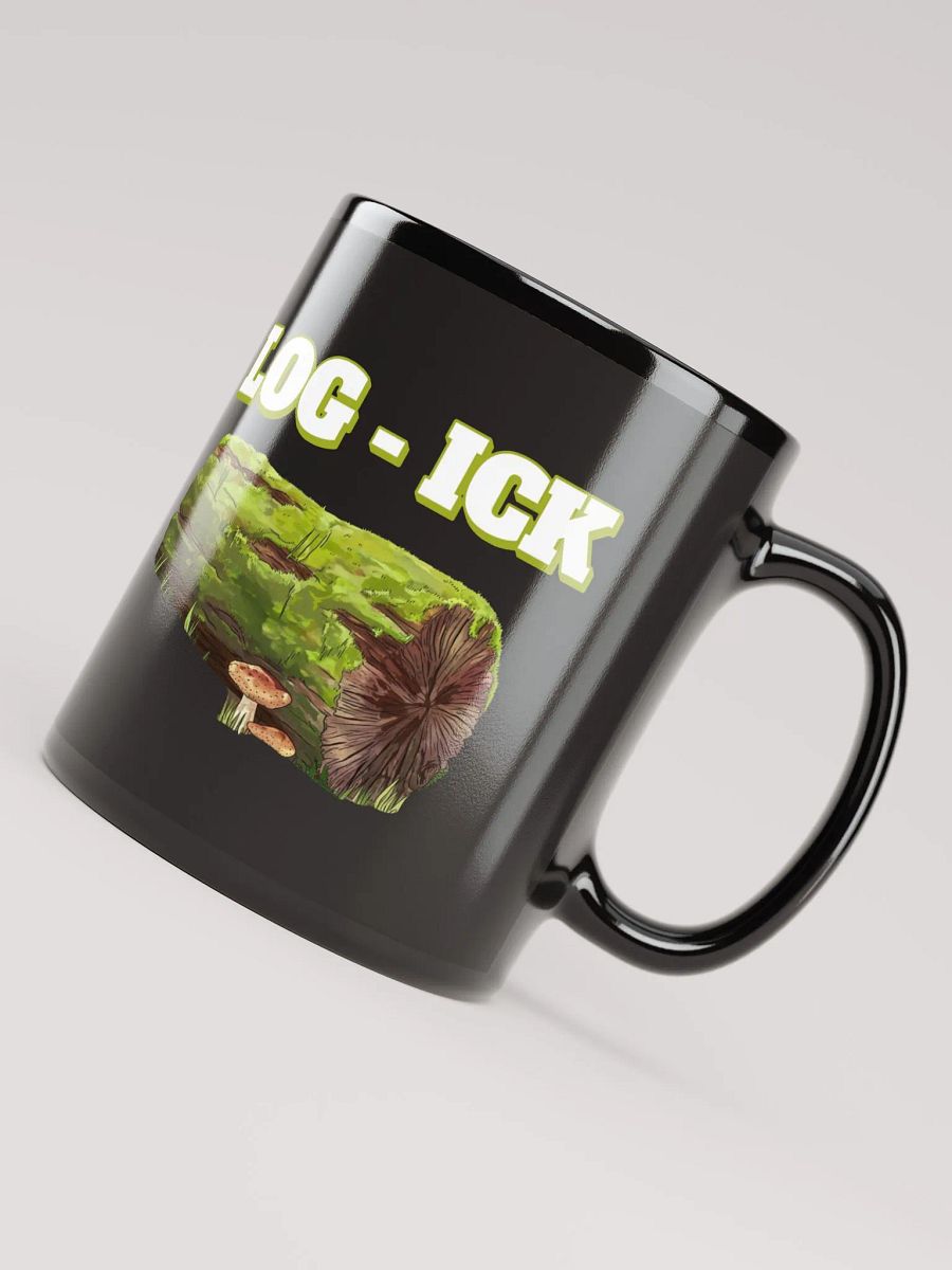 Log - Ick: Funny Play On Words Black Coffee Mug product image (11)
