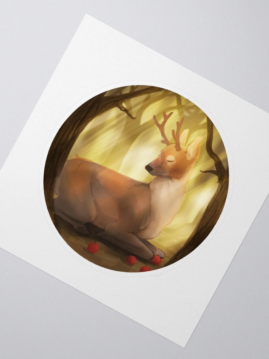Sleepy Deer Sticker product image (6)