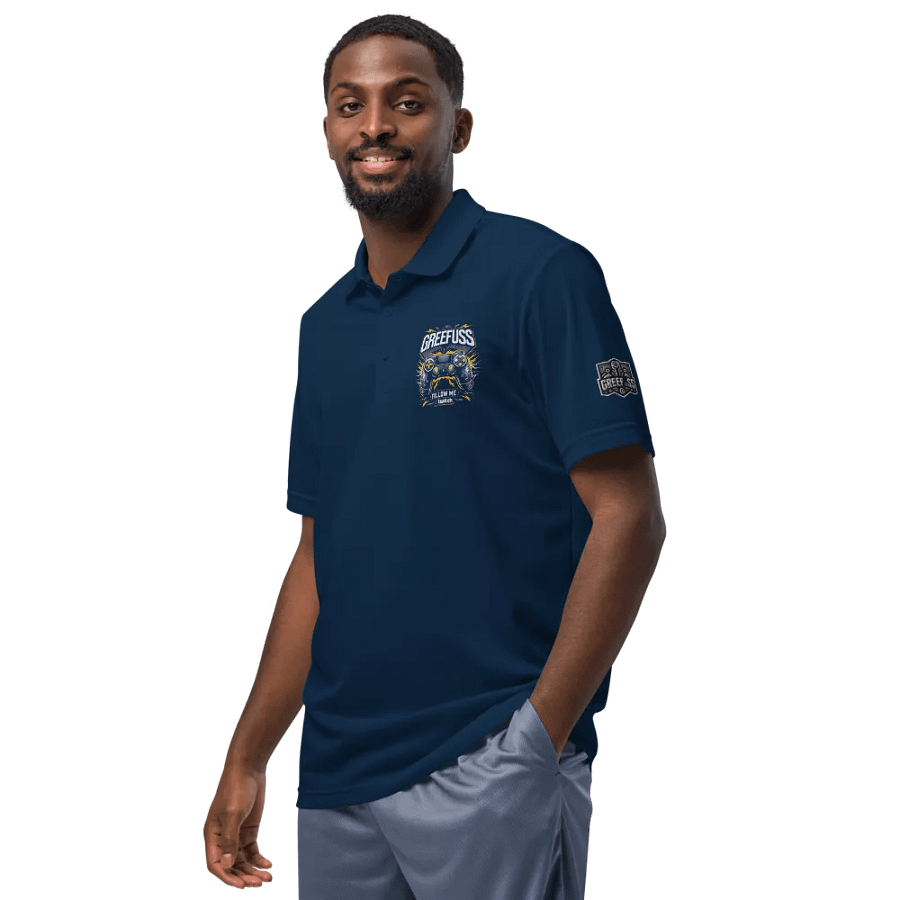 Adidas branded greefuss Graphic Polo Shirt product image (6)