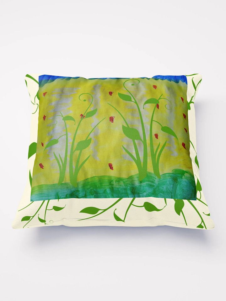 Leafy Garden Journal Buddy Throw Pillow product image (2)