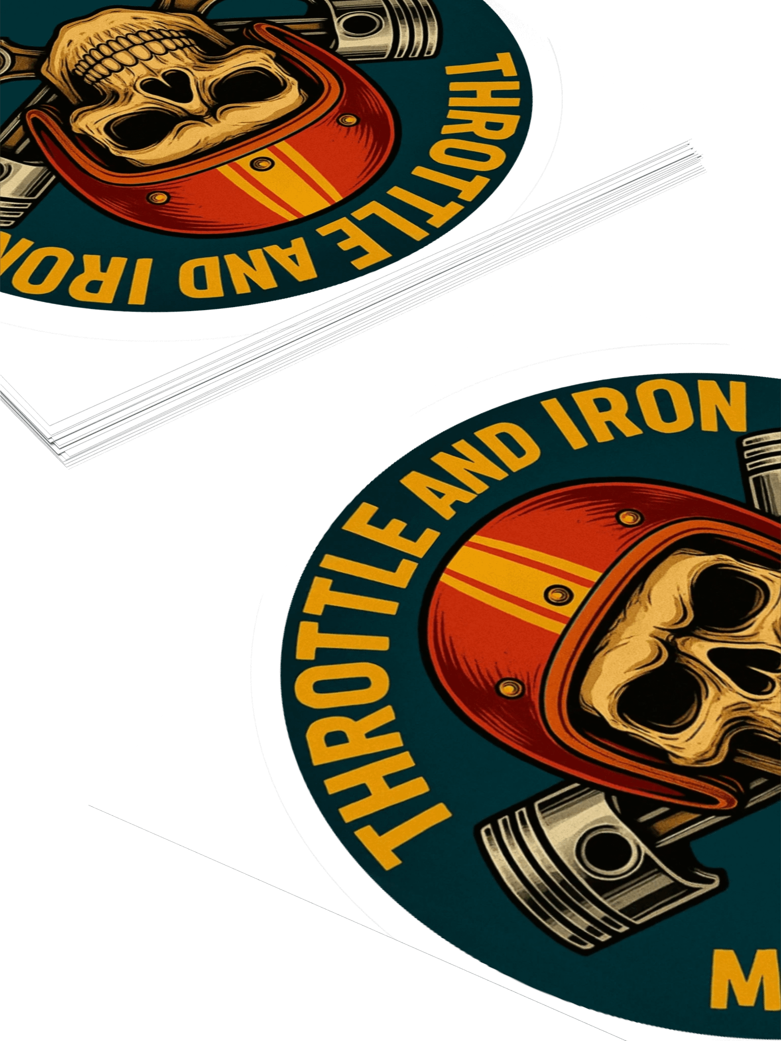 Throttle and Iron Motorcycle Podcast Stickers product image (11)