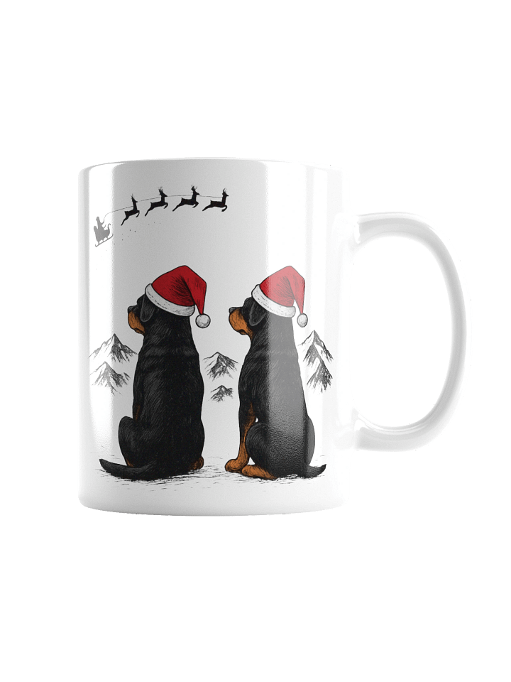 Rottweiler Santa Paws Mug product image (5)