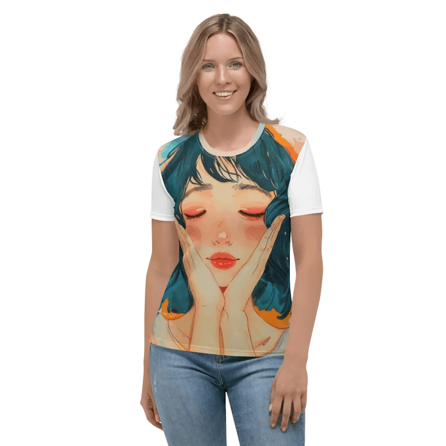 Dreamy Anime Watercolor Women's T-Shirt product image (8)