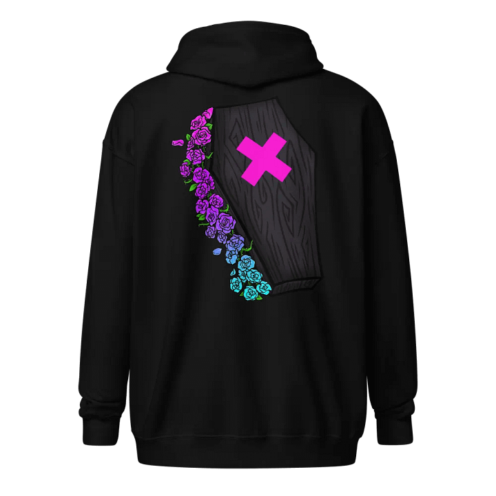 Coffin Zip-Up Hoodie product image (1)