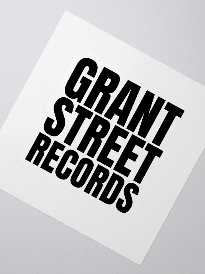 Grant Street Records Logo Sticker – Vault Series Edition product image (4)