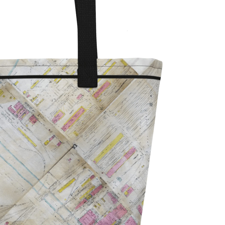 Auraria 1928 Map Mosaic Tote product image (3)