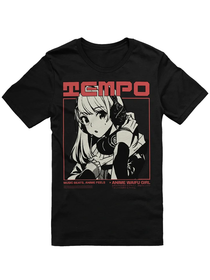 Stylish Anime Waifu Girl T-Shirt for Music and Manga Fans product image (7)