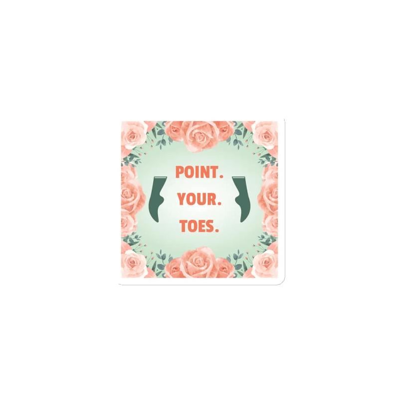 Point Your Toes (Magnet)