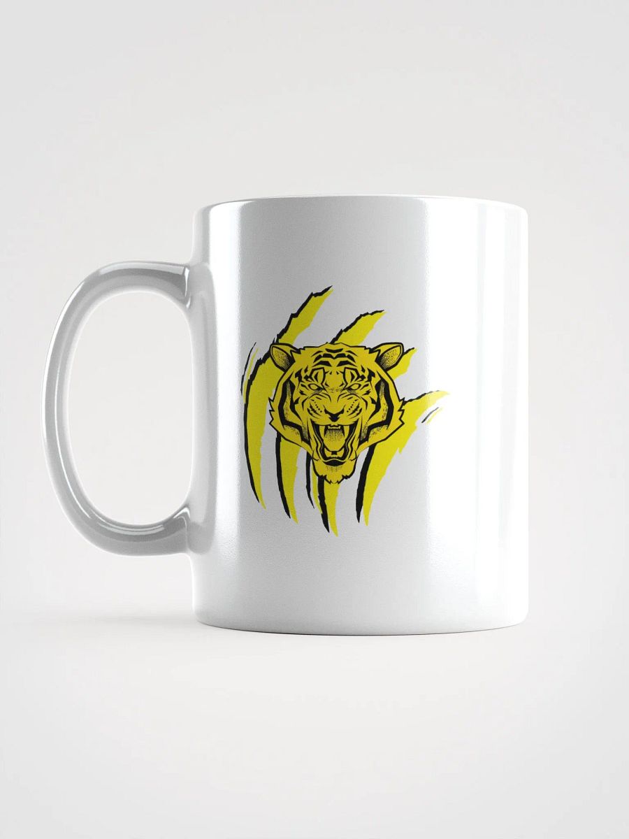Taza blanca brillante edición TryTiger (Garra amarilla) product image (3)