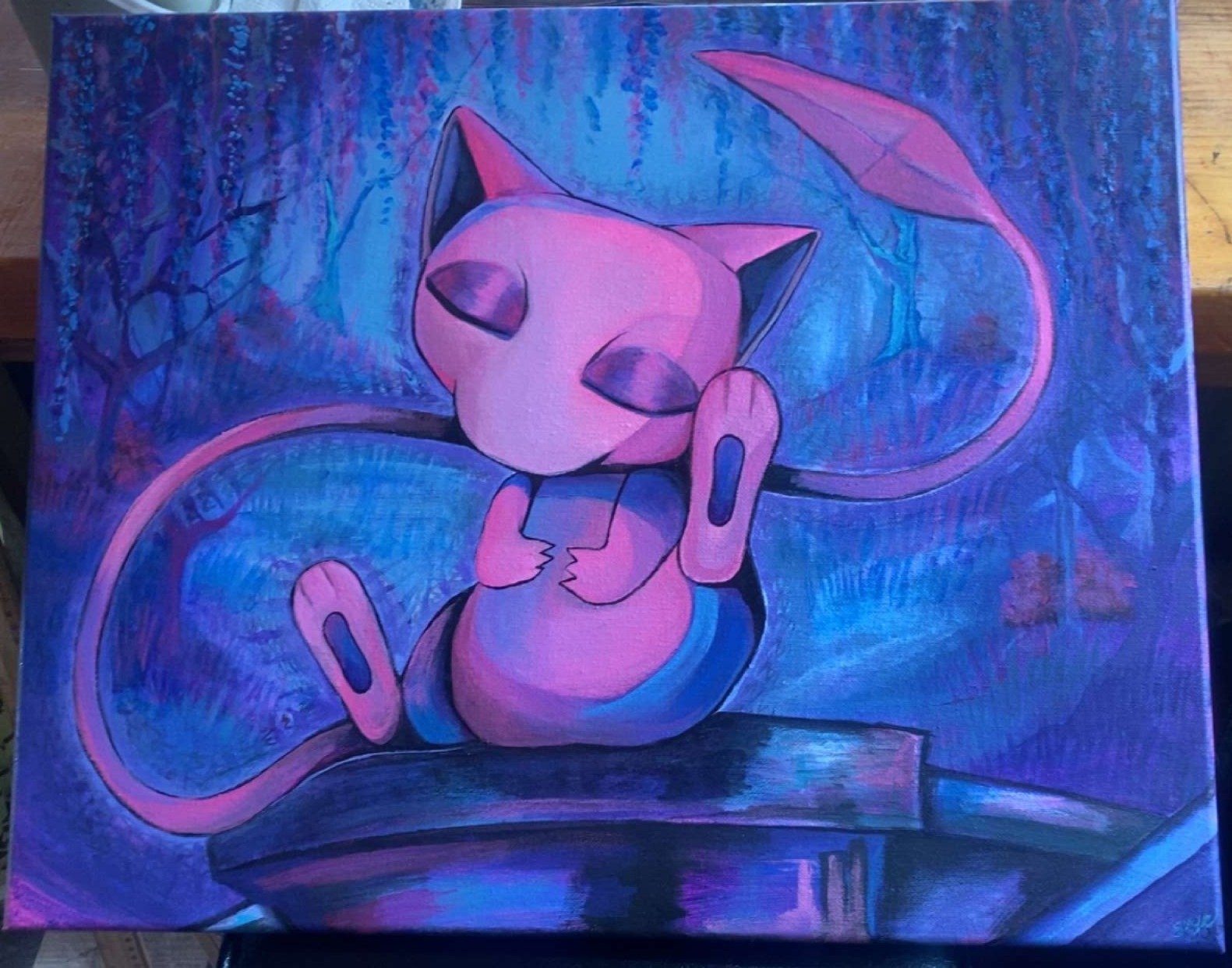 Mew Painting - 16x20 product image (1)