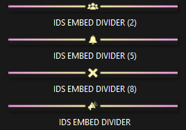 Pretty and Soft Embed Divider Bars product image (1)