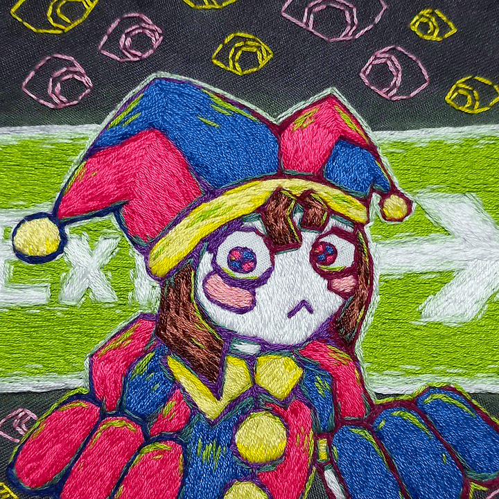Pomni from TADC Embroidery Print product image (1)