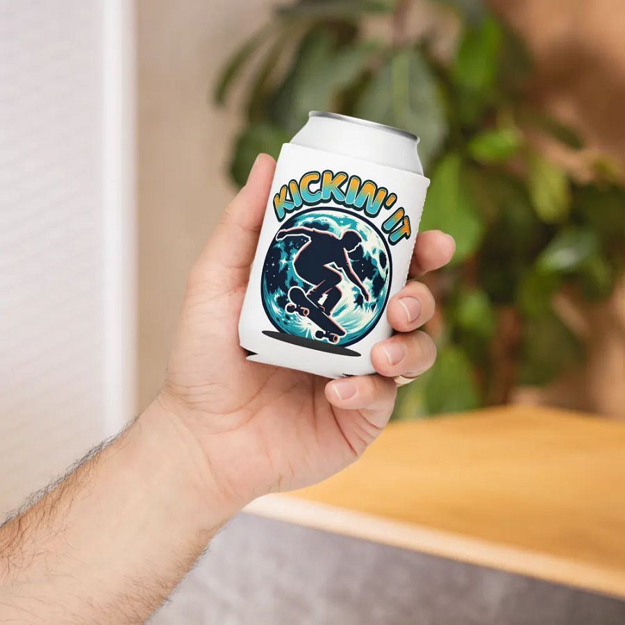 Kickin It Skaterboarder Lunar Kick Can Cooler product image (5)