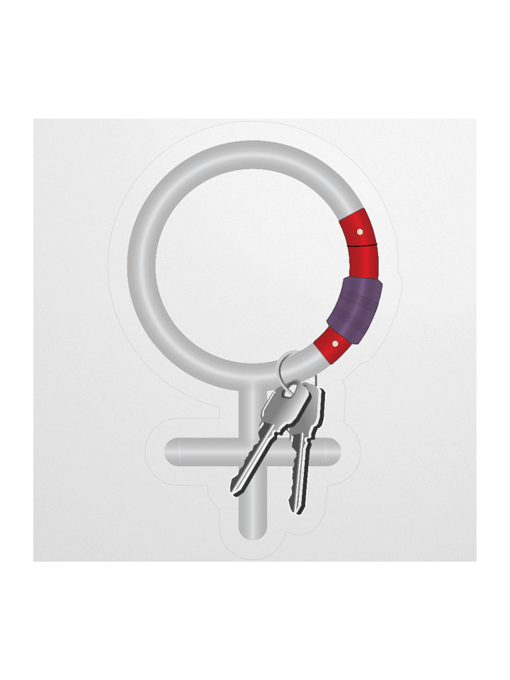 Female Symbol Carabiner Sticker product image (1)