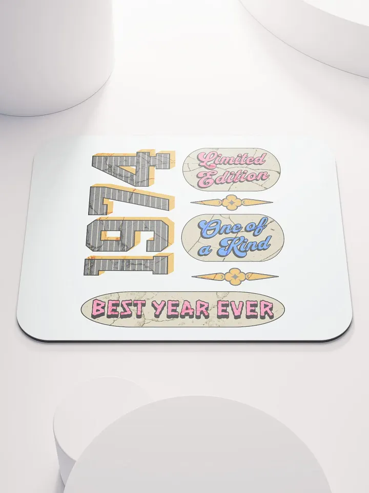 Limited Edition 1974 Vintage Texts Mouse Pad product image (1)