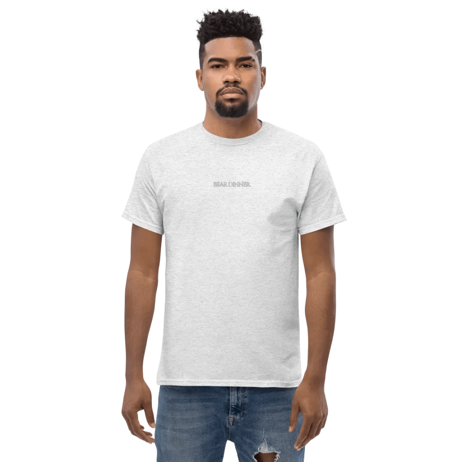 Bear Dinner Embroidered Shirt product image (96)