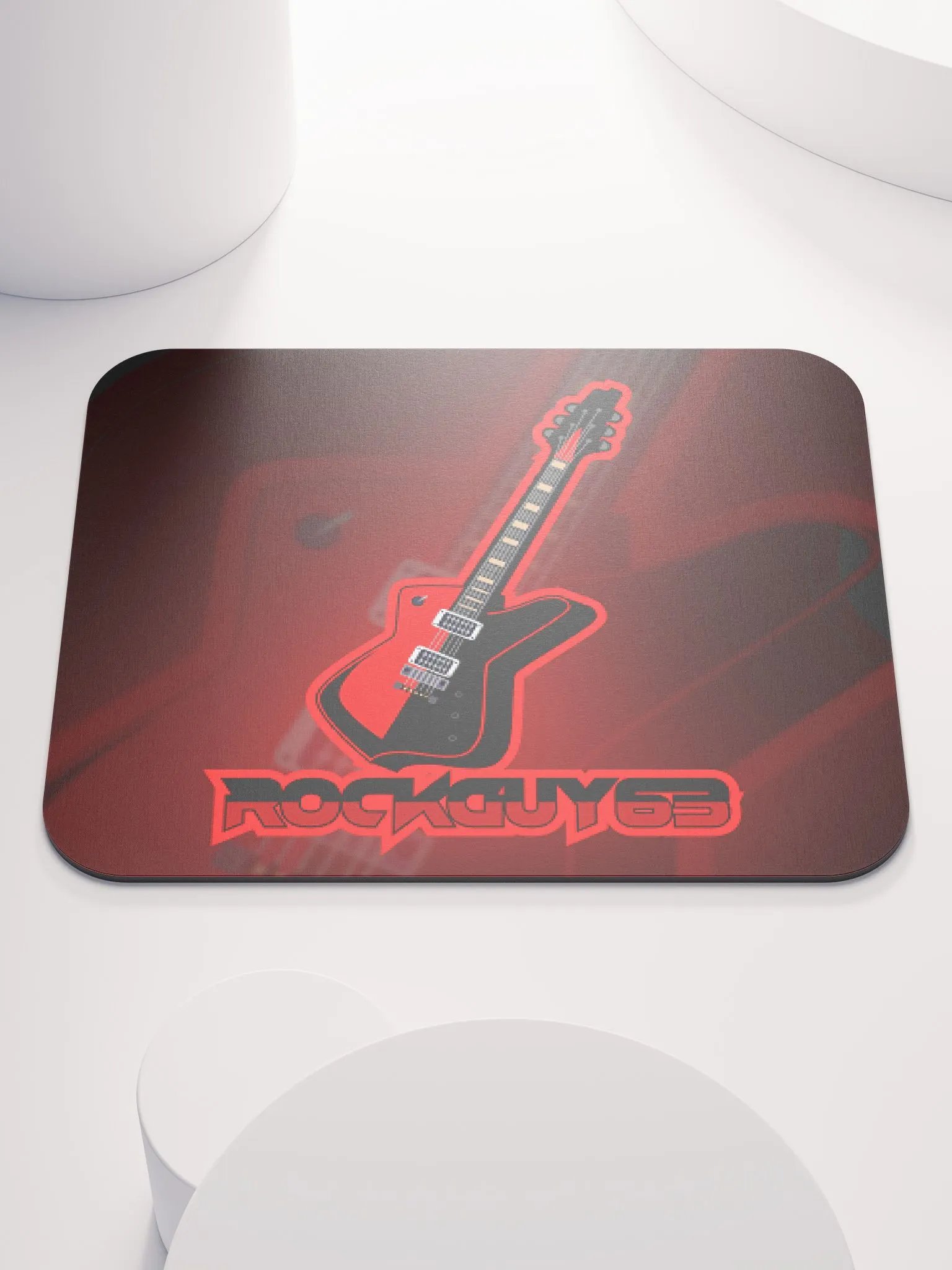 Rockguy Guitar Logo Mousepad product image (1)