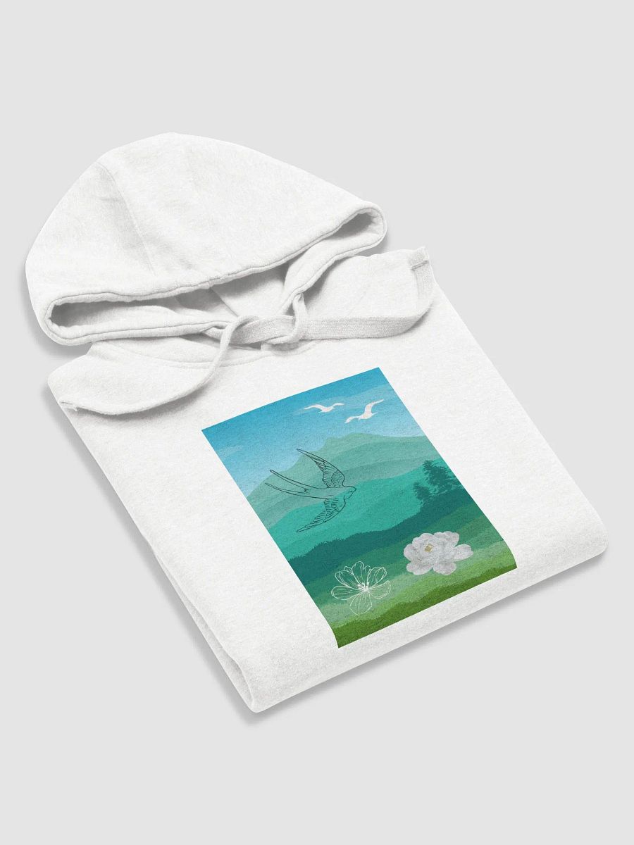 Birds in Flight Floral Horizon Hoodie product image (6)