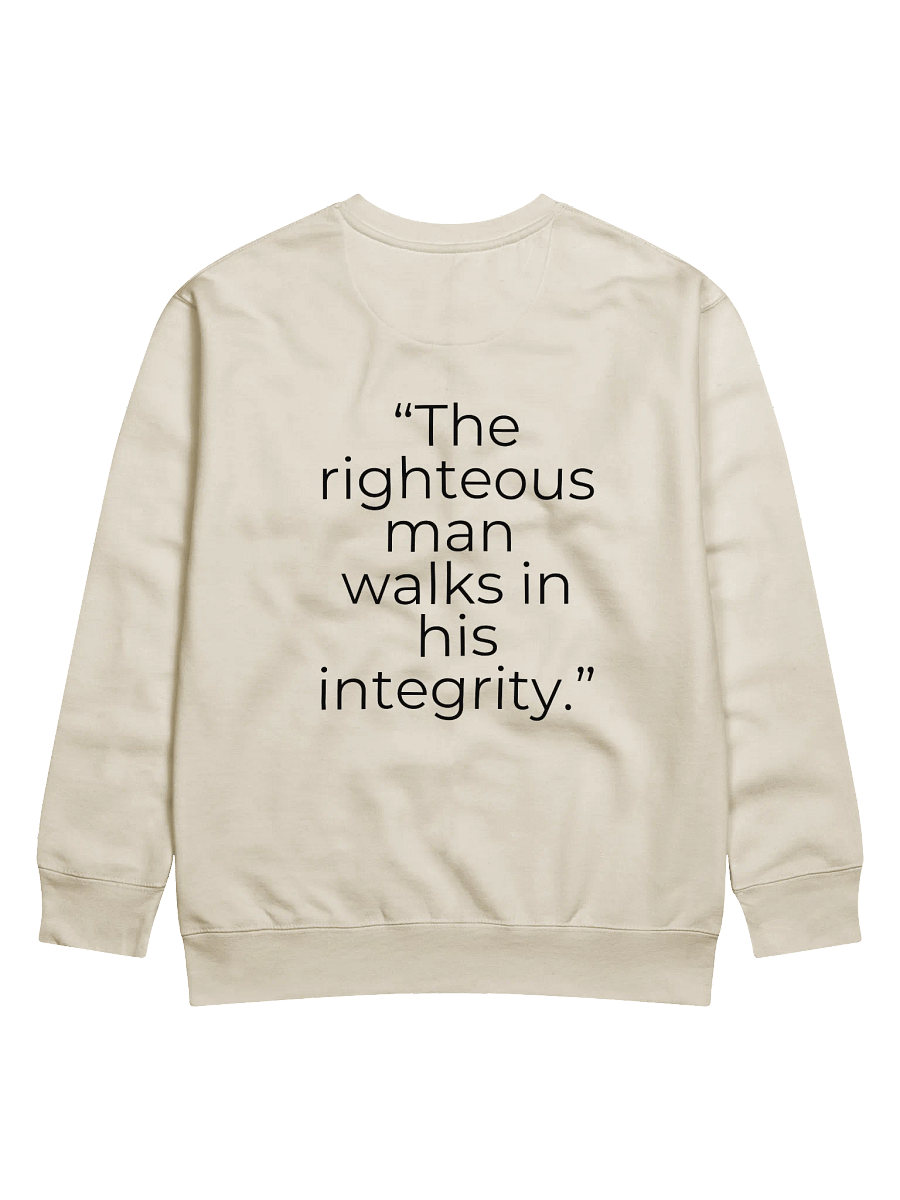 Proverbs 20:7 Men's Sweatshirt product image (6)