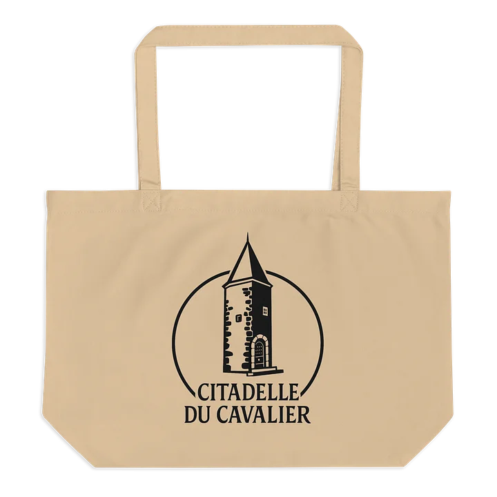Organic Cotton Twill Tote Bag with Citadelle du Cavalier Tower product image (1)