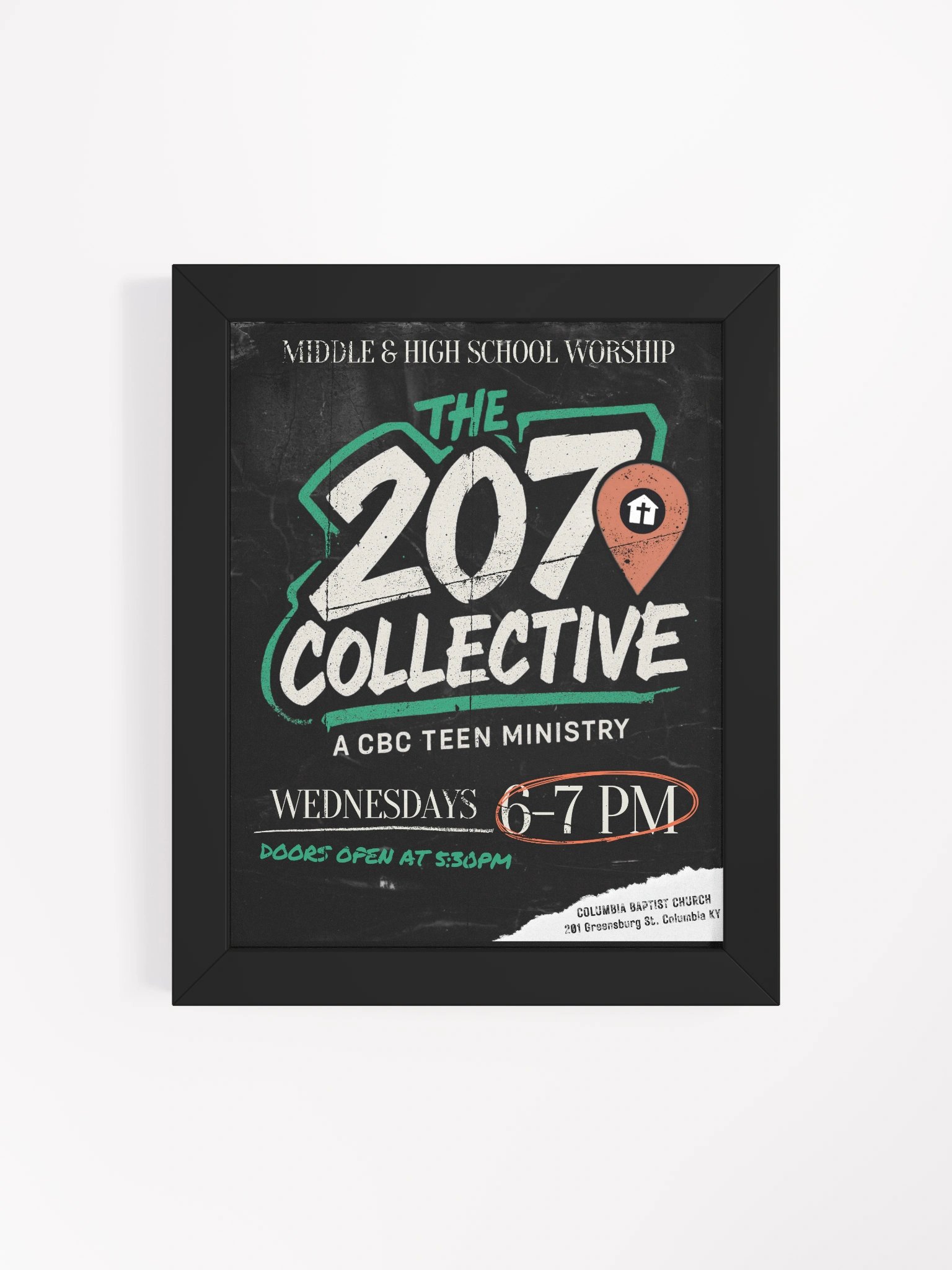 207 Collective - Teen Ministry Framed Poster product image (11)