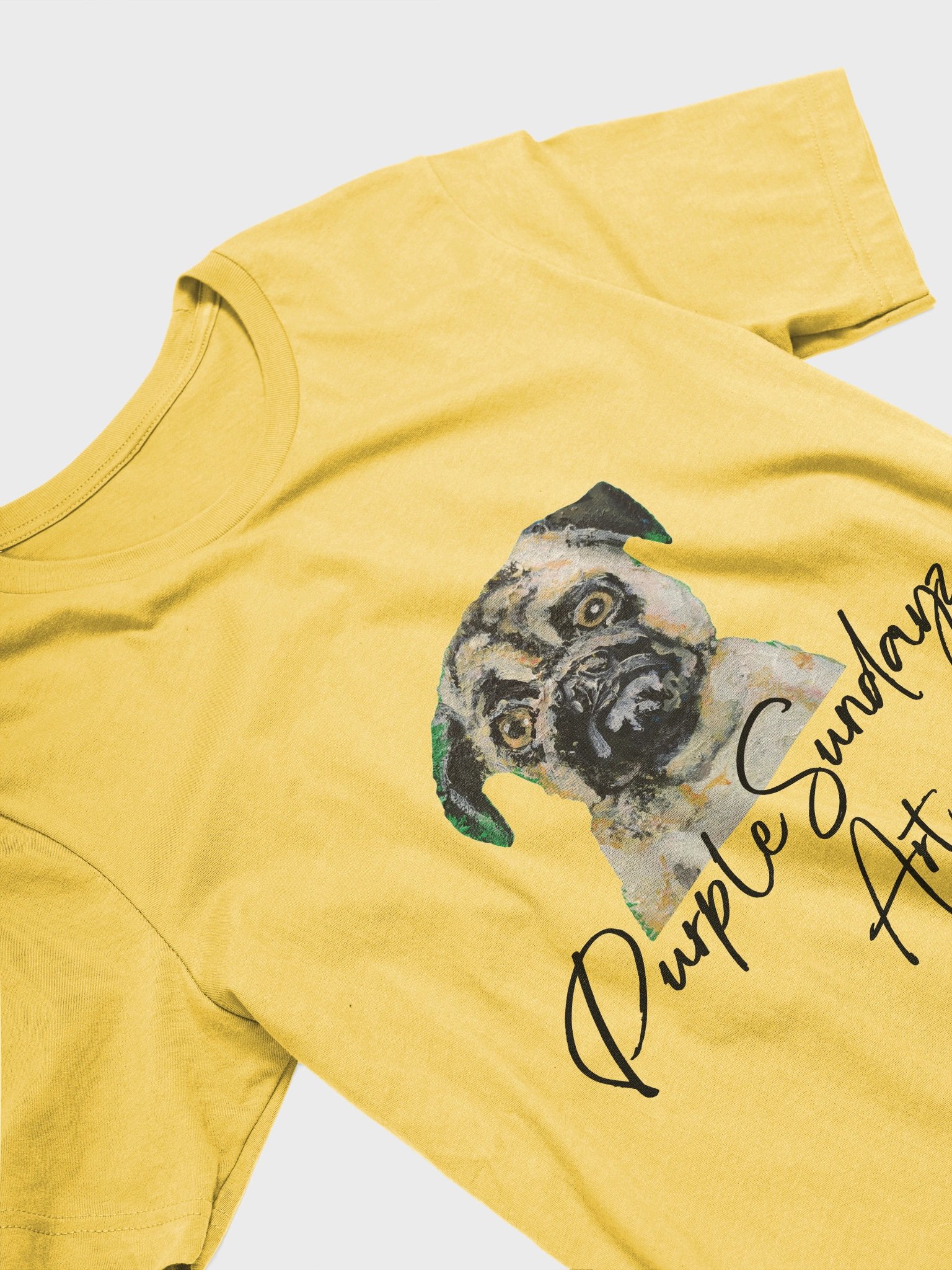 Cute Sad Pug Soft Cotton Tee product image (27)