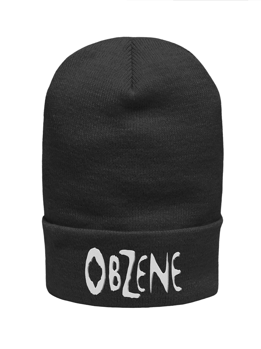 The Brutalist Beanie - BLACK BEANIE BRUTAL EMBROIDERED LOGO product image (1)