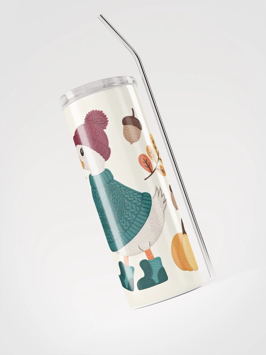 Quirky Autumn Goose Stainless Steel Tumbler product image (4)