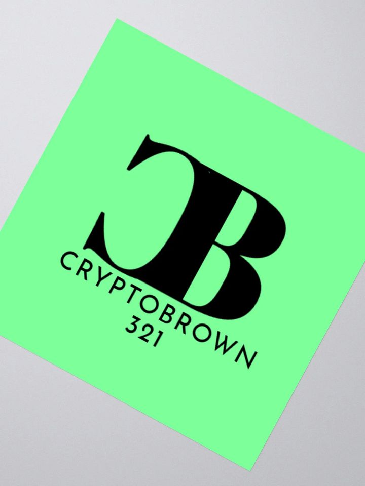 CRYPTOBROWN STICKER product image (2)