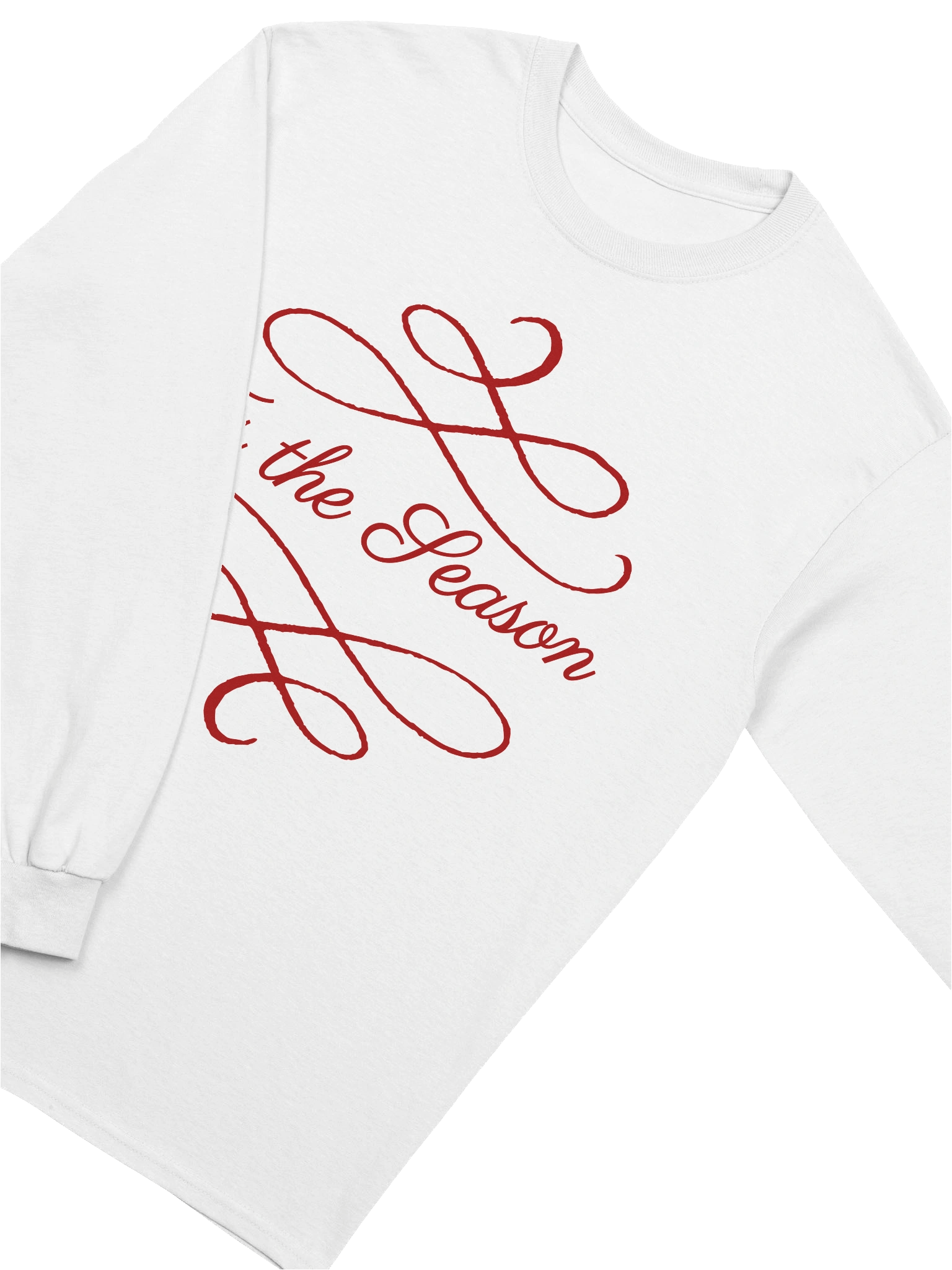 Festive Script Long Sleeve Tee product image (3)