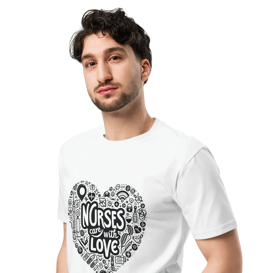 nurses care with love t-shirt product image (4)