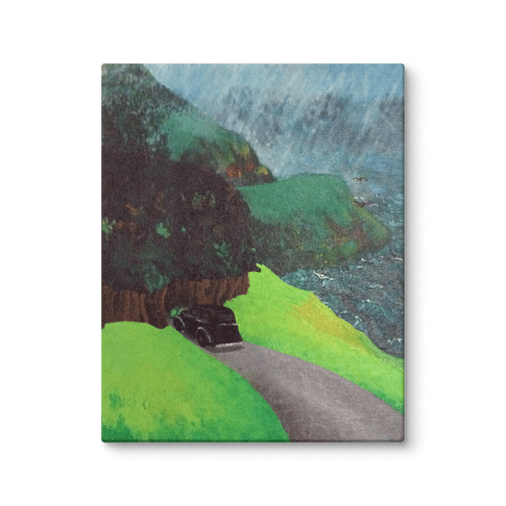 Birds Following William (1981) on canvas (16" x 20") product image (2)
