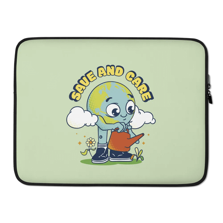 "Earthly Care Laptop Sleeve 13 & 15 Inch: Eco-Friendly Protection for Your Device product image (2)