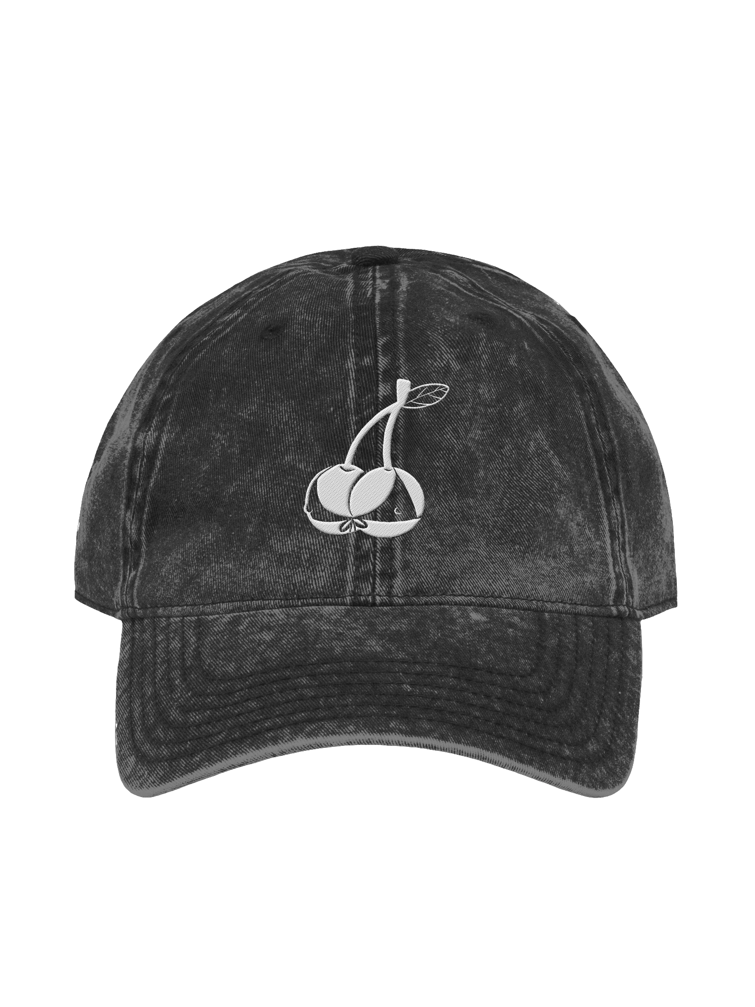 Cherry Hat - White Embroidery product image (1)