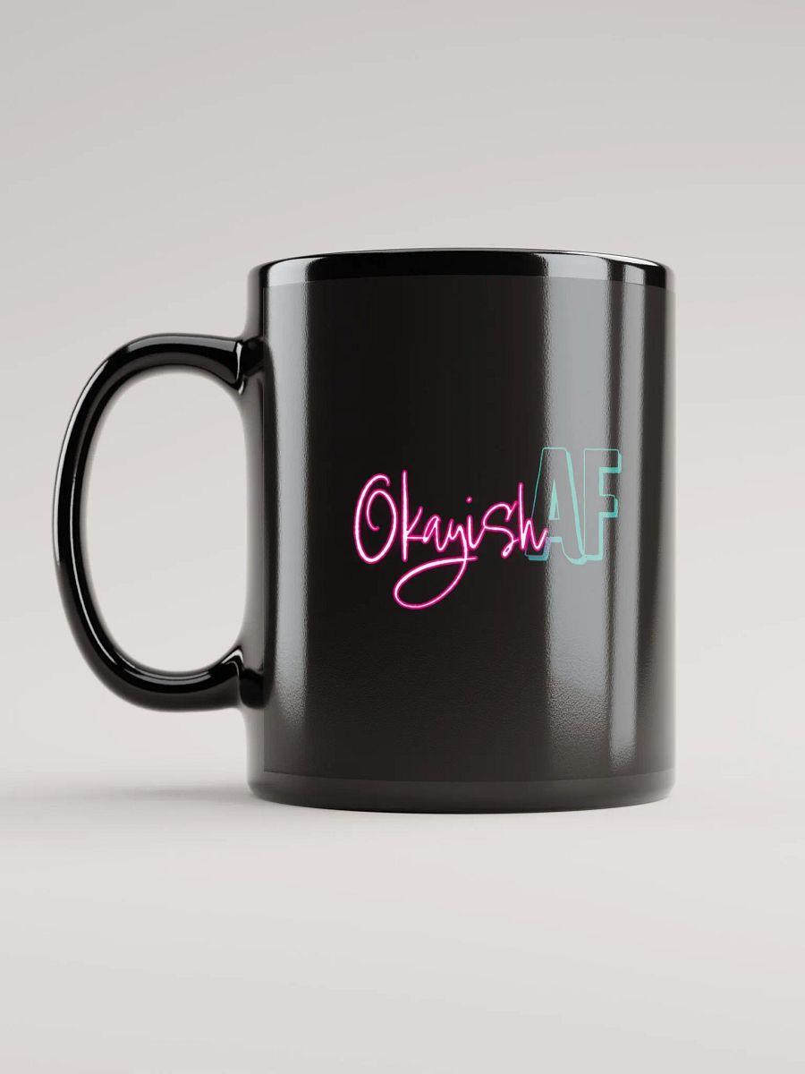 OkayishAF 11oz Black Mug - High Five product image (6)
