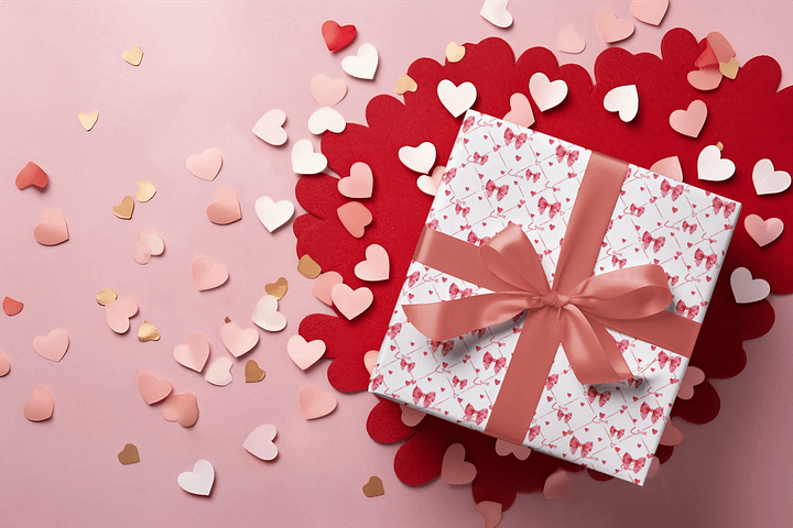 Scattered Love Seamless Valentines Pattern product image (2)