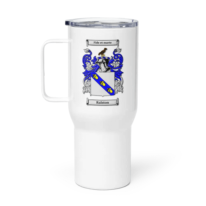 Ralston Family Crest - Travel Mug w/ Handle product image (1)