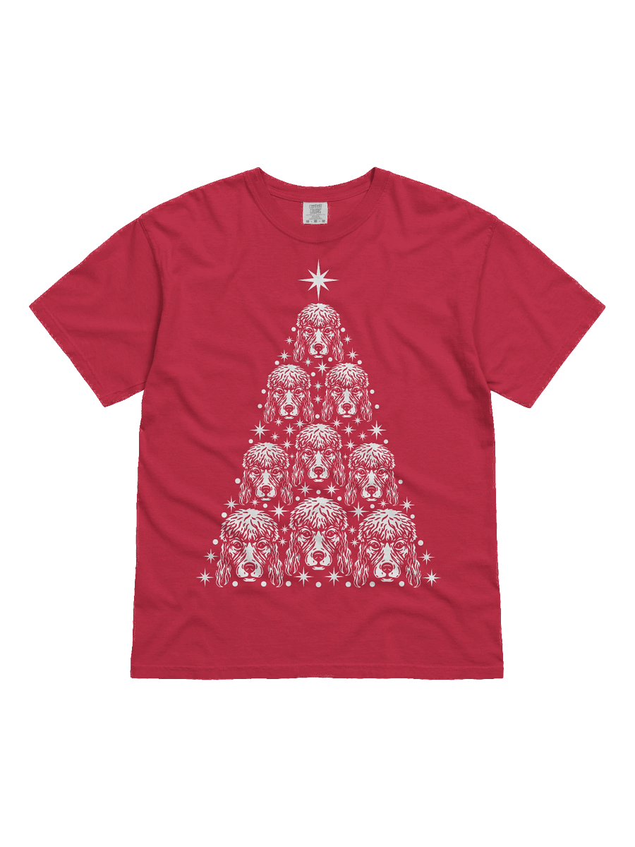 Standard Poodle Christmas Tree T-Shirt product image (31)