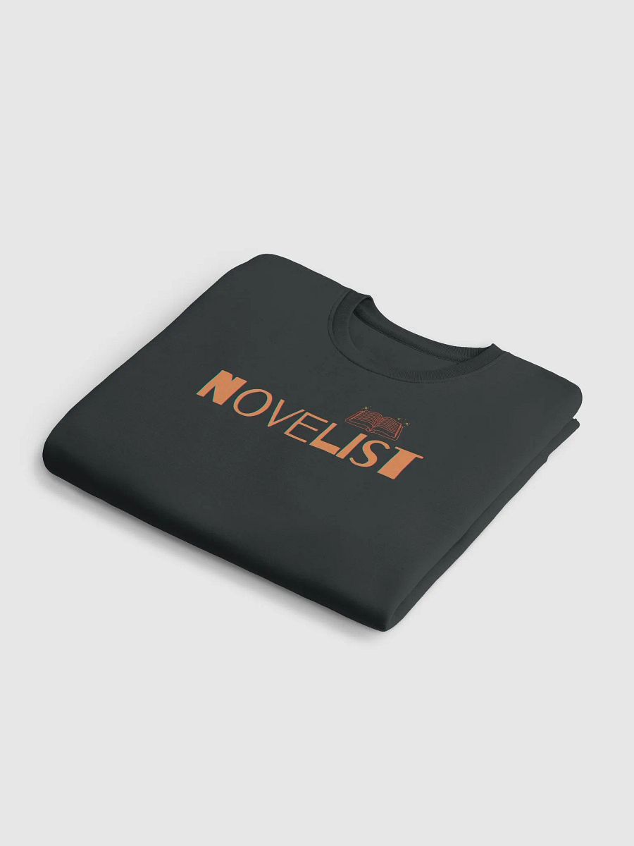 Novelist 0range Text Sweatshirt product image (18)