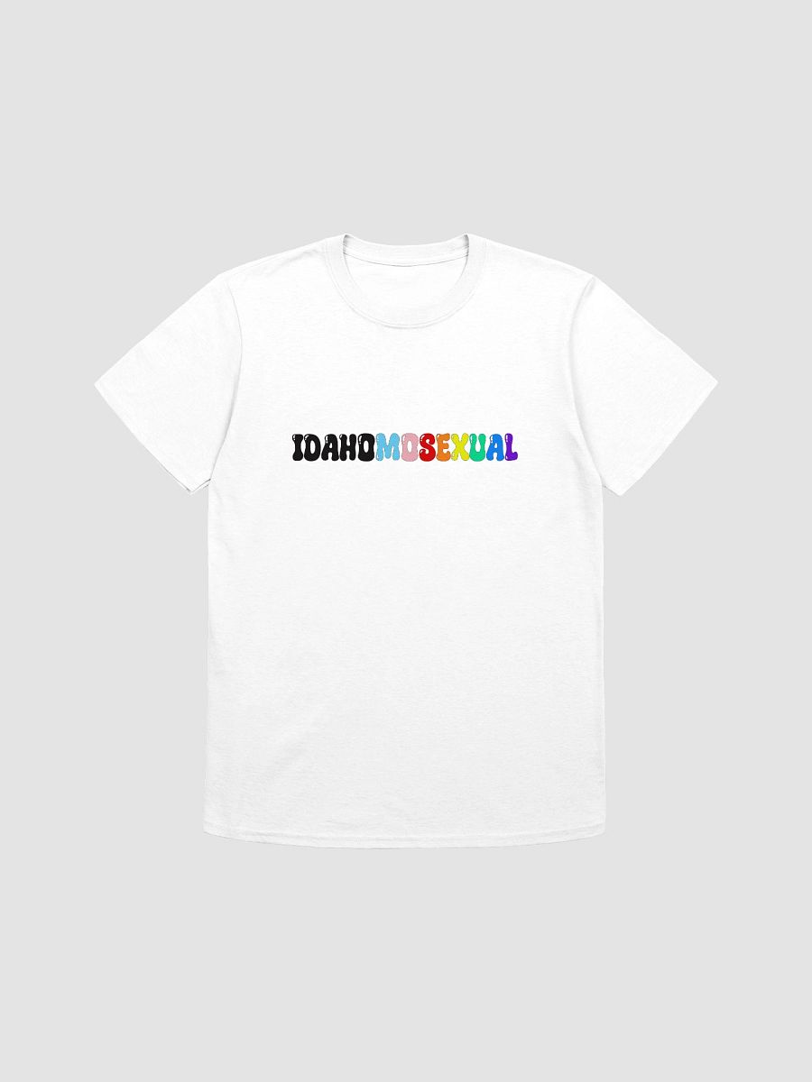 "IDAHOMOSEXUAL" light t-shirt product image (1)