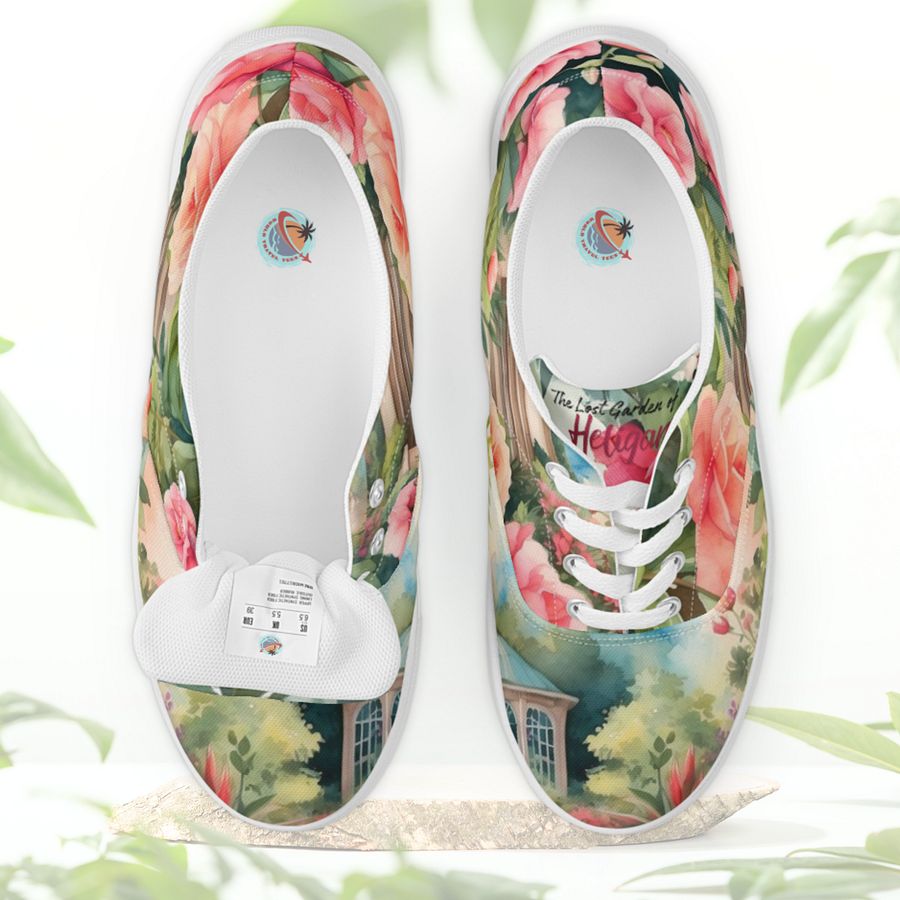 The Lost Garden of Heligan All Over Print Canvas Shoes product image (5)