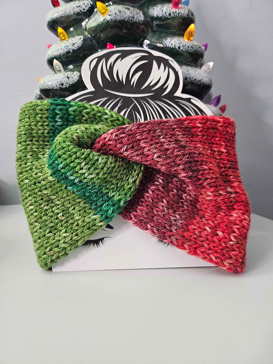 Jingle Bell Stripe Ear Warmers product image (1)