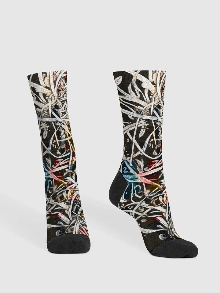 Eco-Chic Artistic Crew Socks product image (2)