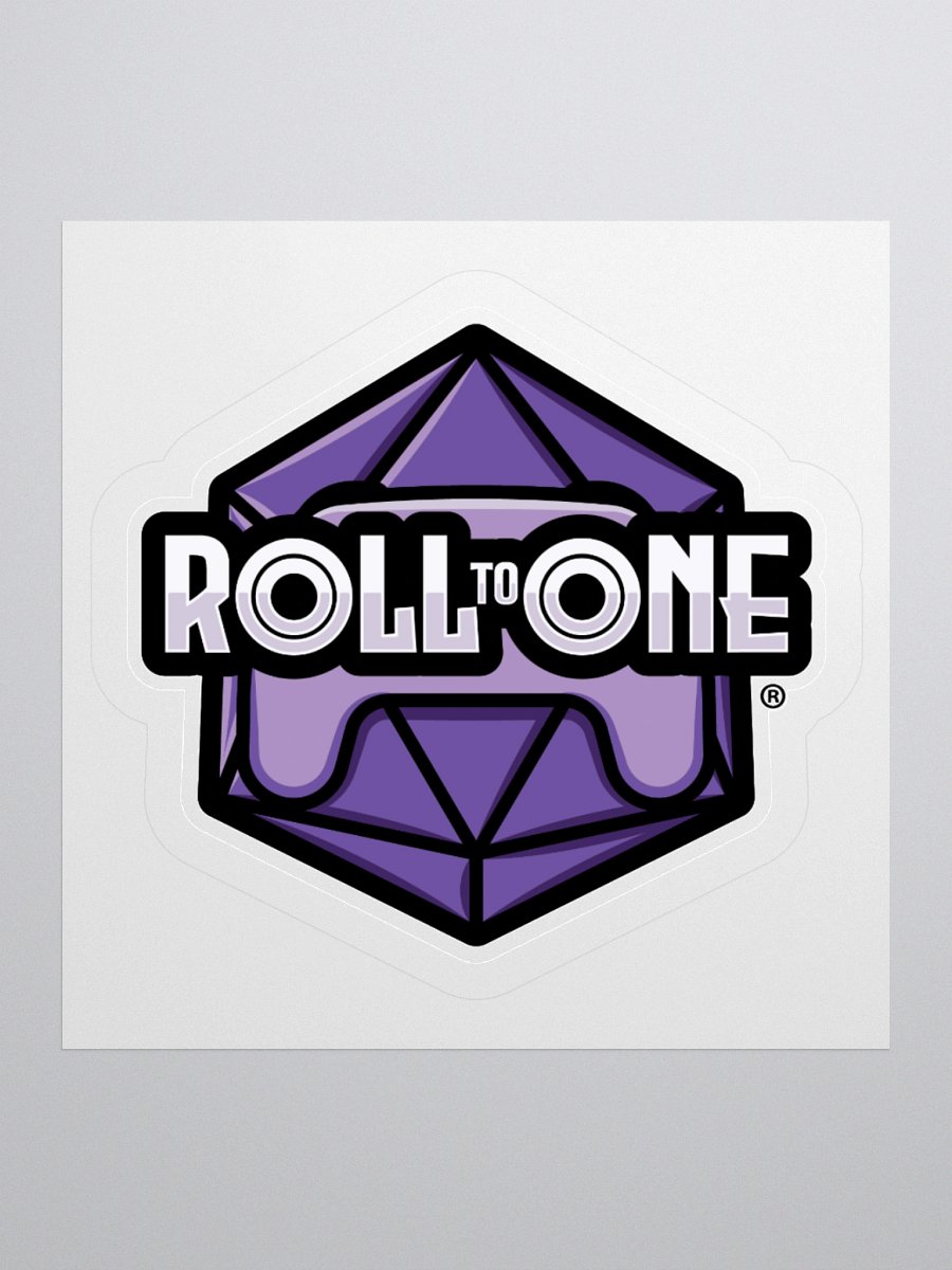 Roll to One Classic Logo Sticker product image (2)