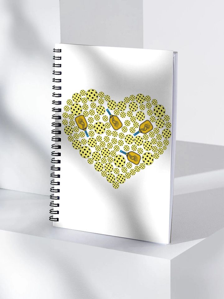 Pure Heart Pickleball Atomic Love Spiral Notebook product image (1)