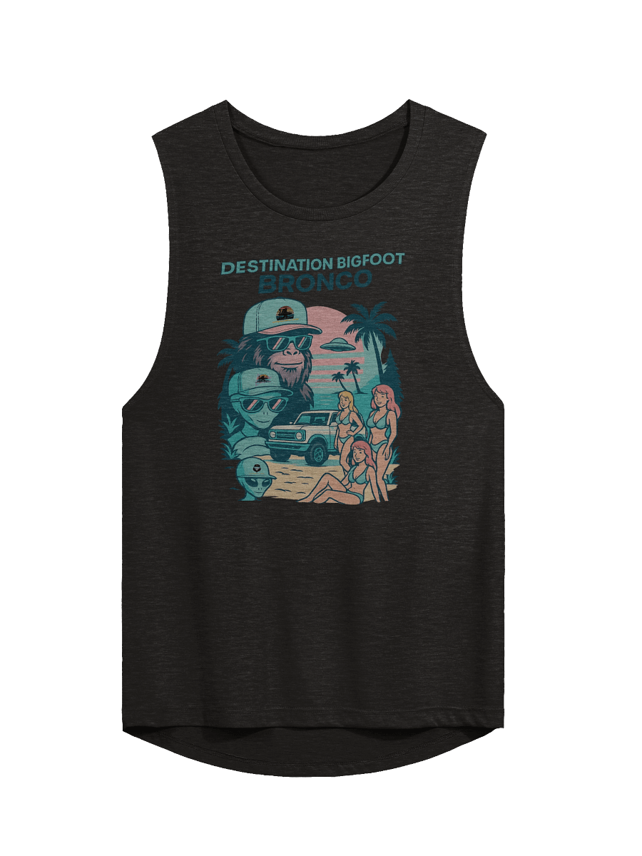 Destination Bigfoot Bronco Best Friends Flowy Women's Muscle Tank (Multiple Colors Available) product image (3)