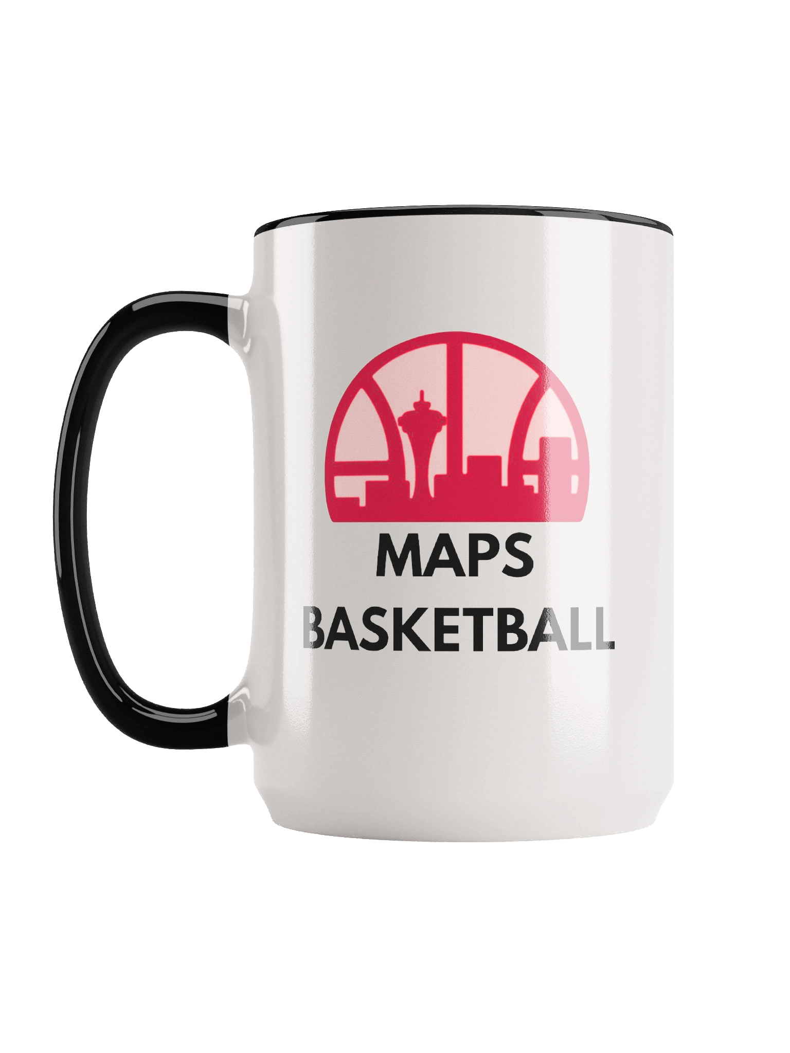 MAPS Varsity Basketball Skyline Silhouette Ceramic Mug product image (4)