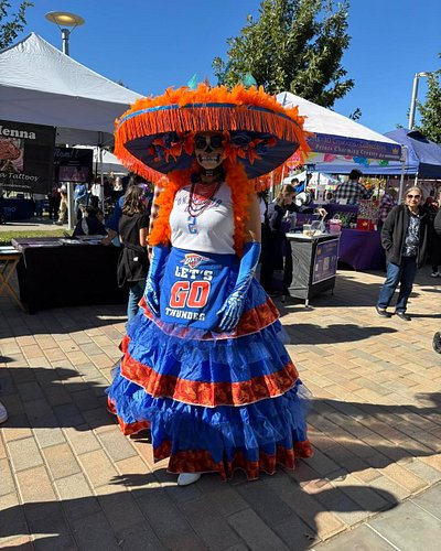 I want to thank @tango_pr for inviting me to be part of the @okcfestivalvidaymuerte at @scissortailpark. It had been my goal ...